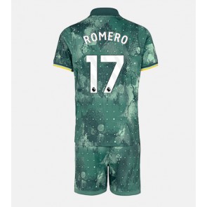 Tottenham Hotspur Cristian Romero #17 Rezervni Dres za Dječji 2024-25 Kratak Rukavima (+ kratke hlače)